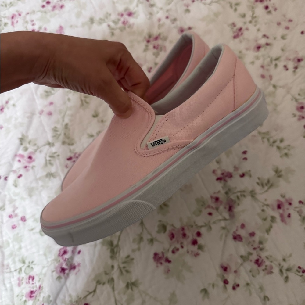 Vans Pink Slip-On Sneakers